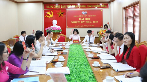 Đại hội Chi bộ Tổng hợp - Nội chính, nhiệm kỳ 2025 - 2027