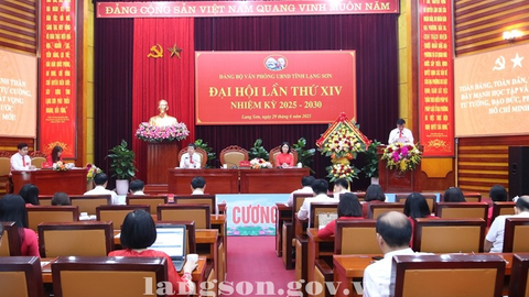 Đại hội Đảng bộ Văn phòng UBND tỉnh lần thứ XIV nhiệm kỳ 2025 – 2030