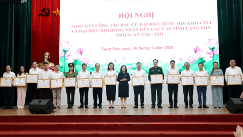 Văn phòng UBND tỉnh Lạng Sơn đạt thành tích trong công tác tham mưu, phục vụ bầu cử