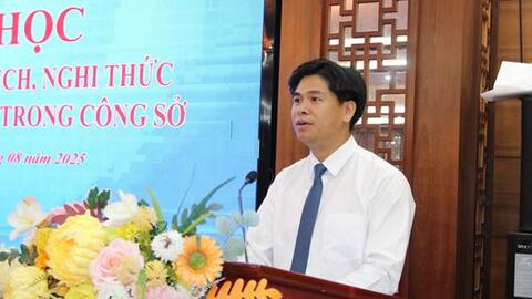 Hội nghị tập huấn, bồi dưỡng nghiệp vụ công tác lễ tân công sở năm 2025